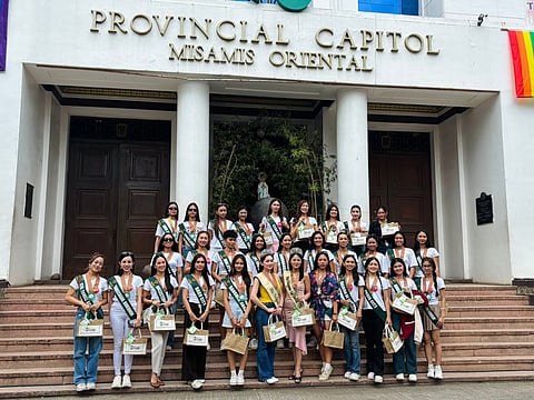 2026 Miss Philippines Earth delegates courtesy visit at Misamis Provincial Capitol