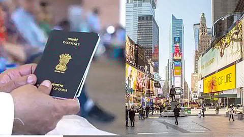 US Visa India/ Times Square Representative Image