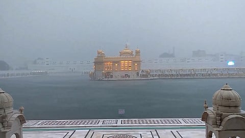 Rainfall at Golden Temple Amritsar