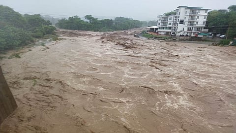 Flood in river Beas