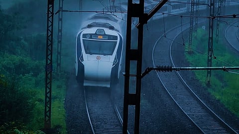 Vande Bharat in Rain