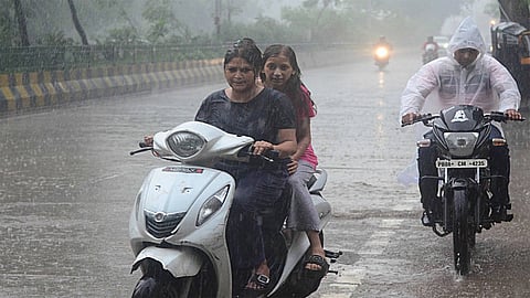 Rainfall in Jalandhar, Punjab