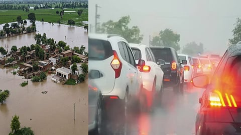 Punjab Flood/Traffic Jam Representative Image