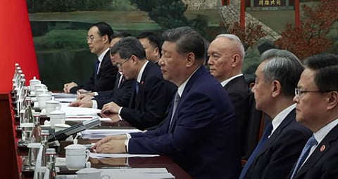 “Xi Jinping with PM Modi in Tianjin, calls for India-China friendship as ‘dragon and elephant’ dance together.”