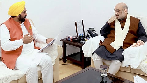 Amit Shah and CM Mann