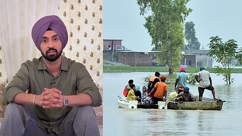 Diljit Dosanjh/Punjab Flood Rep Image