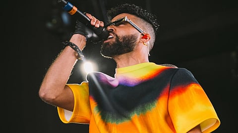 AP Dhillon Singing