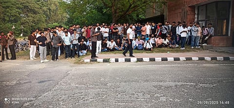 PTU students protest