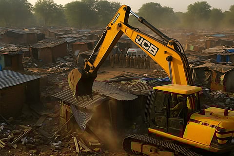 Shahpur Colony Demolition