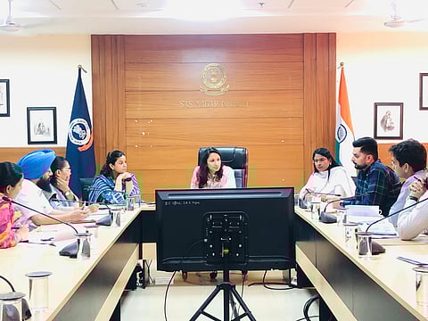 Mohali Revenue department meeting