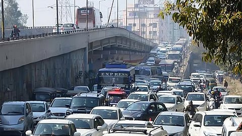 Cars and buses on Punjab Roads Representative Image