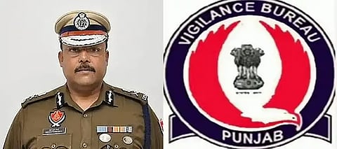 Vigilance Bureau Chief P.K. Sinha in official uniform