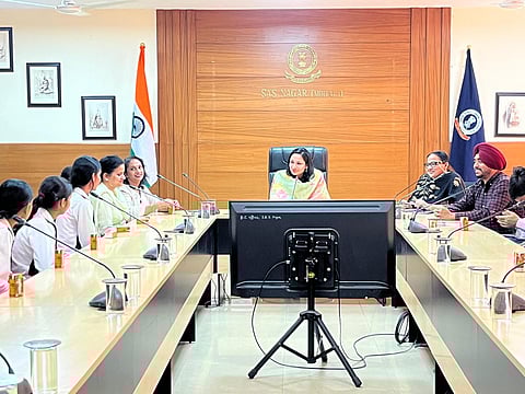 School students visit to govt offices, Mohali