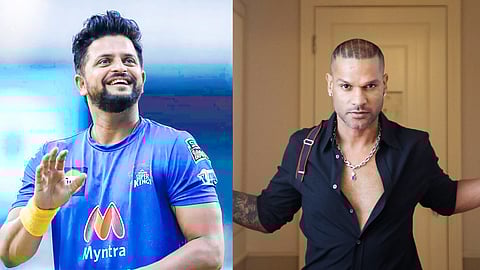 Suresh Rain and Shikhar Dhawan
