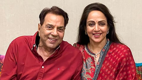 Dharmendra and Hema Malini