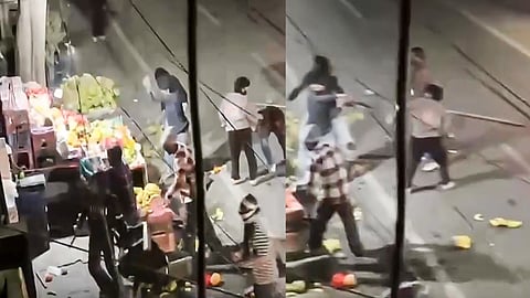 Snip from Jalandhar Adarsh Nagar assault video