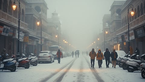 Snowfall in Punjab Representative Image