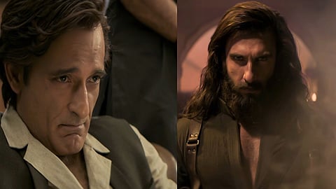 Ranveer Singh and Akshaye Khanna from Dhurandhar movie