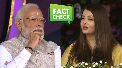 Aishwarya Rai viral video PM Modi Operation Sindoor Fact Check