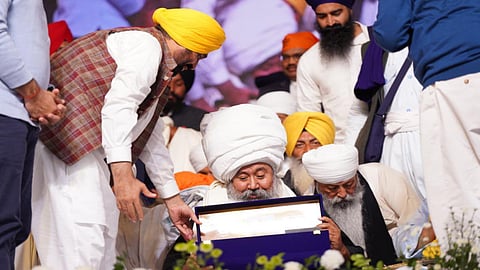 Punjab CM with world gurus