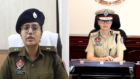 ADCP Akarshi Jain and Jalandhar CP Dhanpreet Kaur