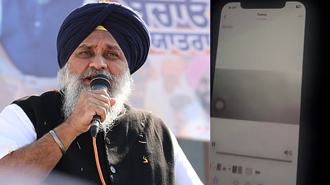 Sukhbir Badal and viral conference call recording