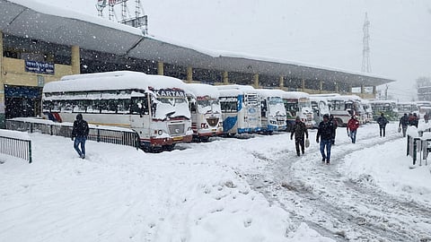 Jalandhar after Snowfall AI Image