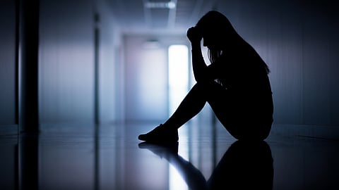 Distressed woman representative image