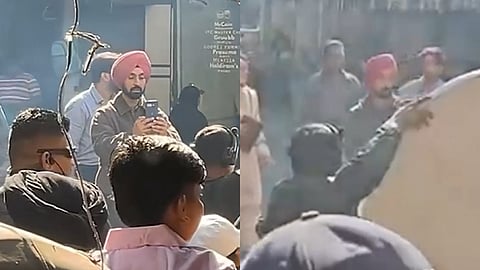 Diljit Dosanjh shooting in Patiala