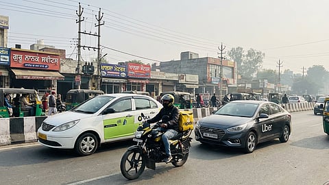 OLA Uber Rapido on Punjab Roads Representative image