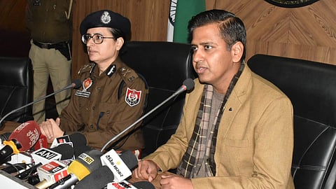 DC Dr. Himanshu Aggarwal and CP Dhanpreet Kaur