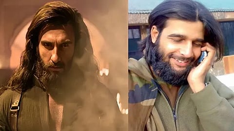 Major Mohit Sharma and Ranveer Singh from Dhurandhar