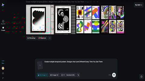 Temporal Posters: Designs that Look Different Every Time