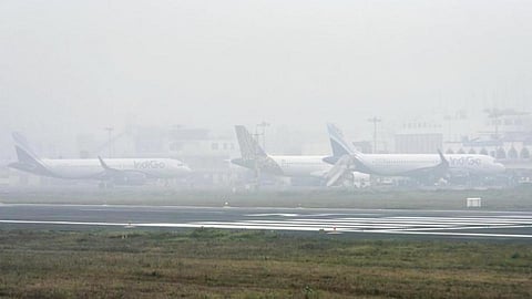 Chandigarh Airport under fog Representative Image