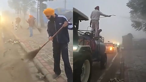 AAP MLA performs sewa in Fatehgarh Sahib
