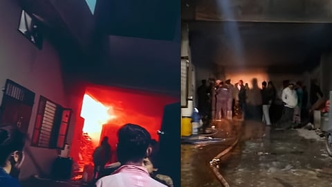 Timber warehouse in Buta Mandi