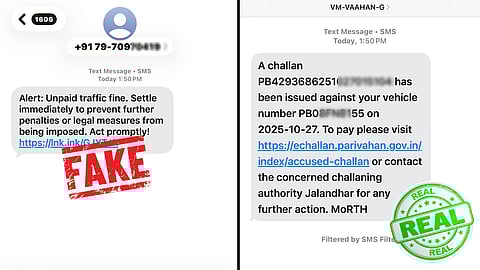Fake E-challans being used to scam people