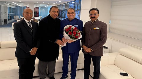 Nitin Kohli with Sanjeev Arora, Ashok Mittal and Ramesh Mittal