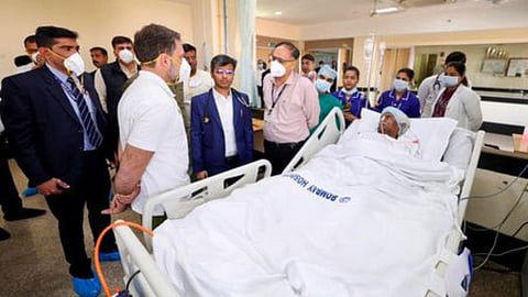 Rahul Gandhi visit to Indore water contamination victims