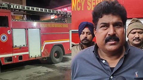 Fire guts house in Vijay Nagar