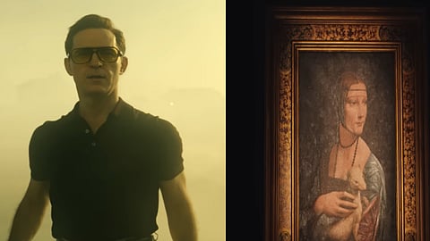 Is Lady with an Ermine painting shown in Berlin Season 2 real?