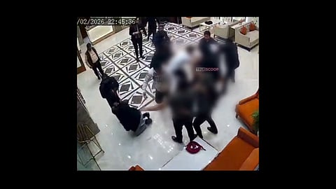 Mariton Hotel clash CCTV