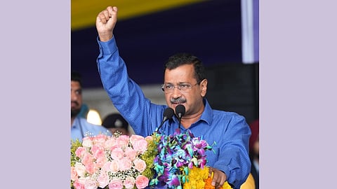 Aam Aadmi Party (AAP) National Convenor Arvind Kejriwal