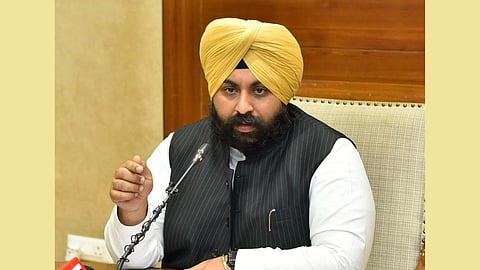 Punjab Education Minister Harjot Singh Bains
