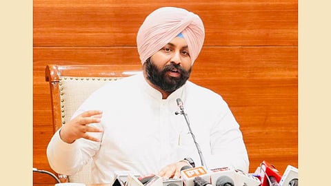 Punjab Education Minister Harjot Singh Bains