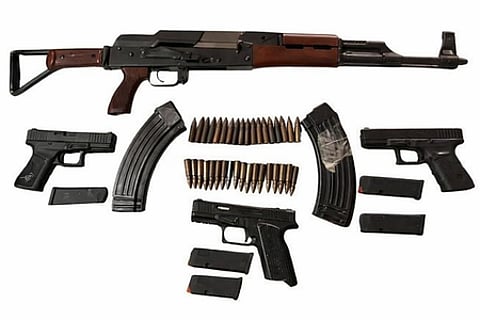 AK-47 and pistols seized in Amritsar terror module bust