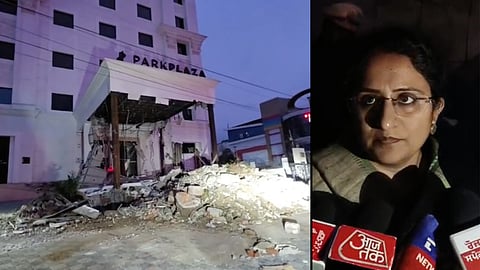 Illegal portion of hotel razed by Jalandhar MC