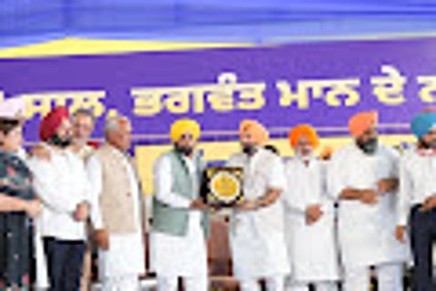 CM Bhagwant Mann launches ₹87 crore development works in Sanaur