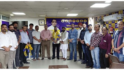 Congress leader Sumit Sharma joins AAP