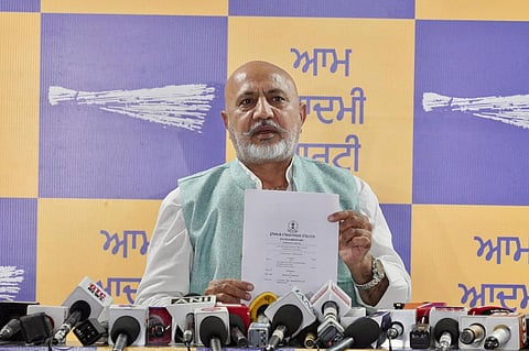 Sukhbir Badal’s silence on beadbi law questioned by AAP